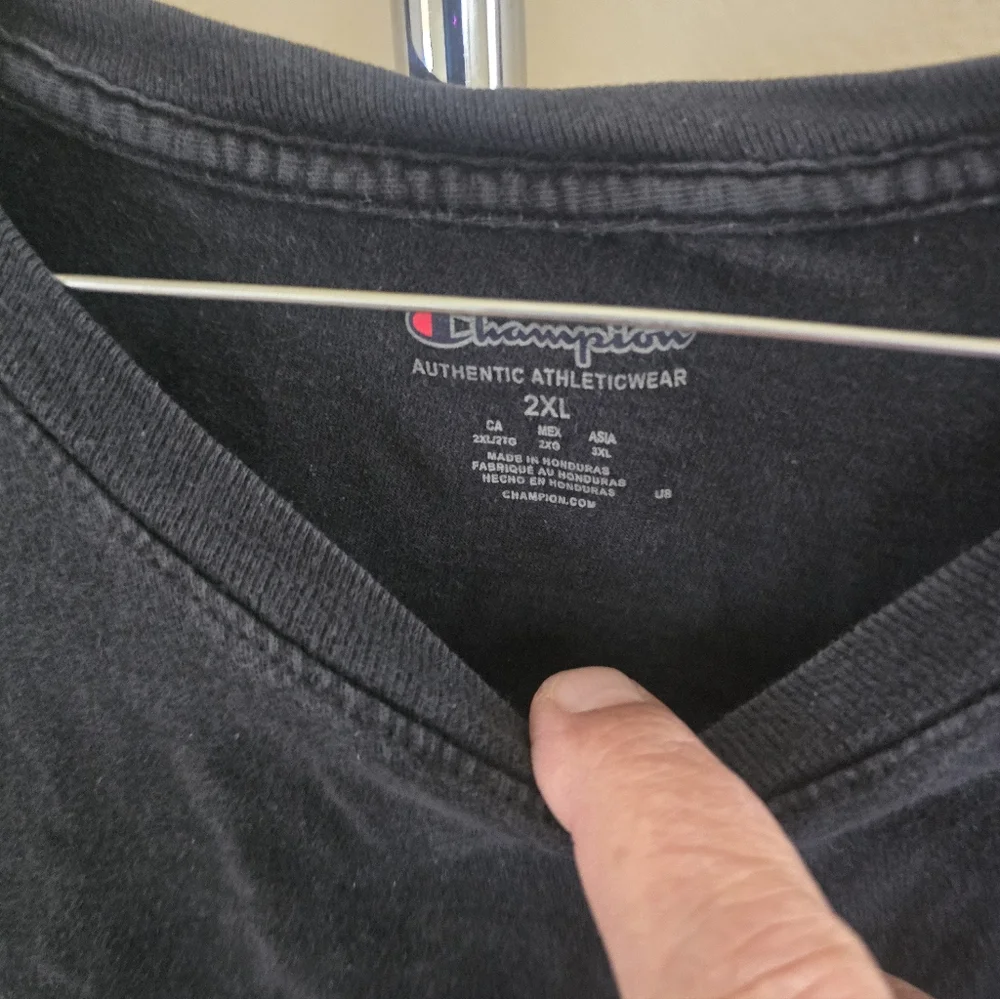 Champion Dark Grey Short Sleeve T-Shirt - Picture 3 of 3